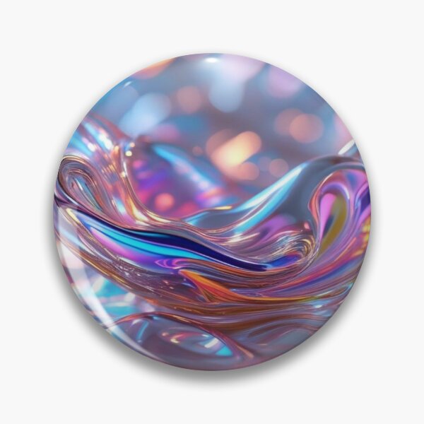 Item preview, Fluid Abstract in Multi-Colored Chrome designed and sold by Harmonic_Layers.