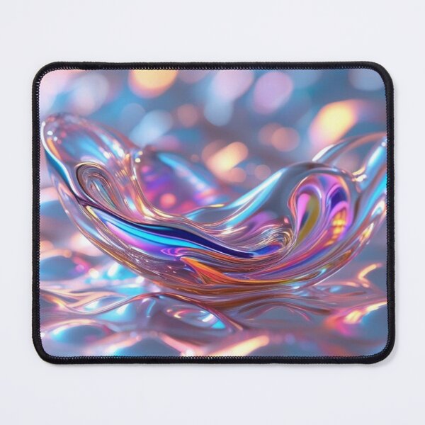Item preview, Fluid Abstract in Multi-Colored Chrome designed and sold by Harmonic_Layers.