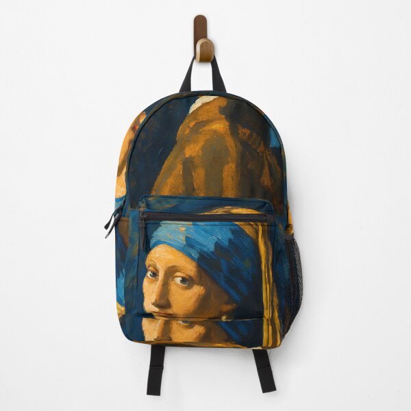 Item preview, Girl with a Pearl – Vermeer Inspired Modern Artwork designed and sold by TheAbayArt.