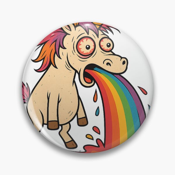 Item preview, puking unicorn designed and sold by Pfff-Designs.