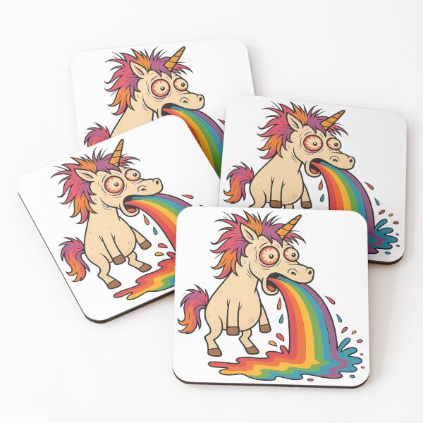 Item preview, puking unicorn designed and sold by Pfff-Designs.