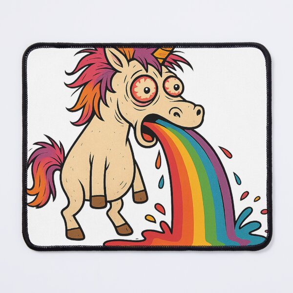 Item preview, puking unicorn designed and sold by Pfff-Designs.