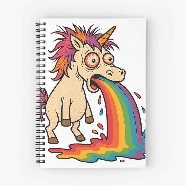 Item preview, puking unicorn designed and sold by Pfff-Designs.