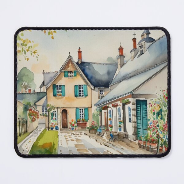 Item preview, Guildhall Totnes2（watercolour + AI） designed and sold by artsmeow.