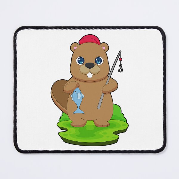 Item preview, Beaver Angler Fish Fishing designed and sold by Snabdesign84.