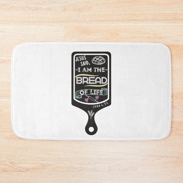 Item preview, John 6:35 JESUS SAID: "I am the bread of life" designed and sold by Holy Coast Threads (Formerly ChristianFlower).