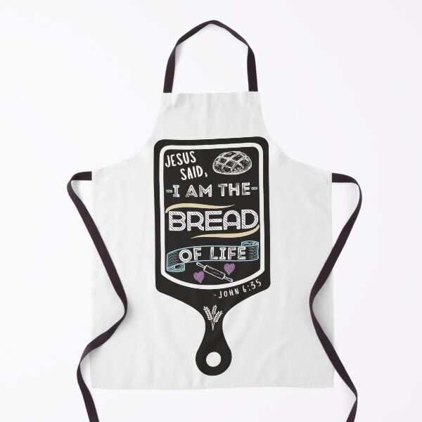 Item preview, John 6:35 JESUS SAID: "I am the bread of life" designed and sold by Holy Coast Threads (Formerly ChristianFlower).