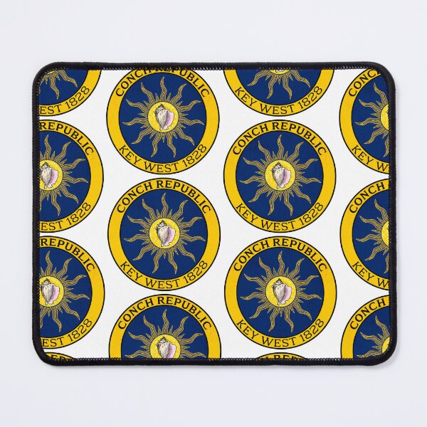 Item preview, Conch Republic - Key west Yellow Flag designed and sold by Paperfly Doodles.