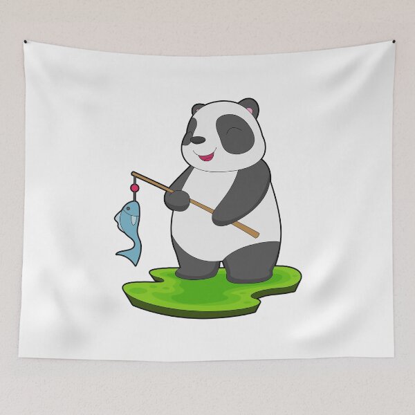 Item preview, Panda Angler Fish Fishing designed and sold by Snabdesign84.