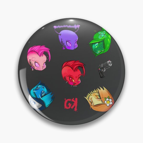 Item preview, GYMYK #14 Head Stickers designed and sold by the BoutiK.
