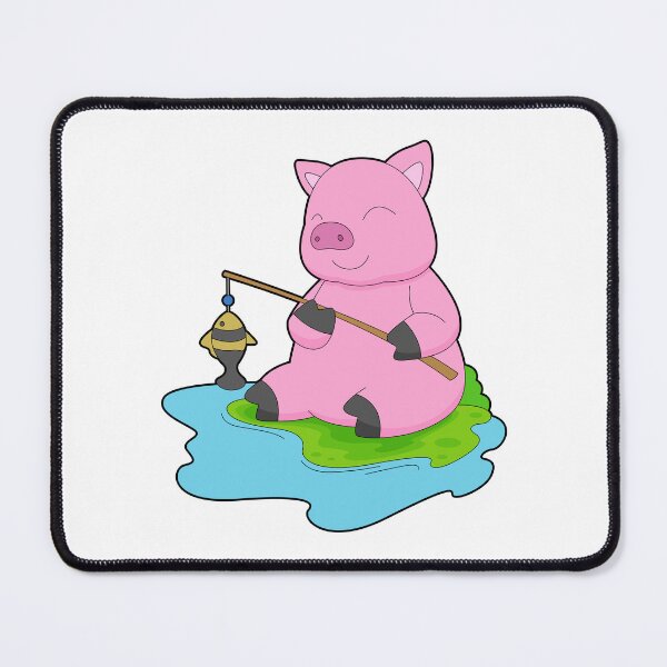 Item preview, Pig Angler Fish Fishing designed and sold by Snabdesign84.