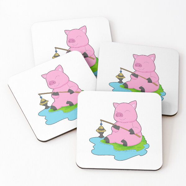 Item preview, Pig Angler Fish Fishing designed and sold by Snabdesign84.