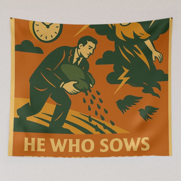 Item preview, He who sows the wind shall reap the whirlwind designed and sold by diulid.