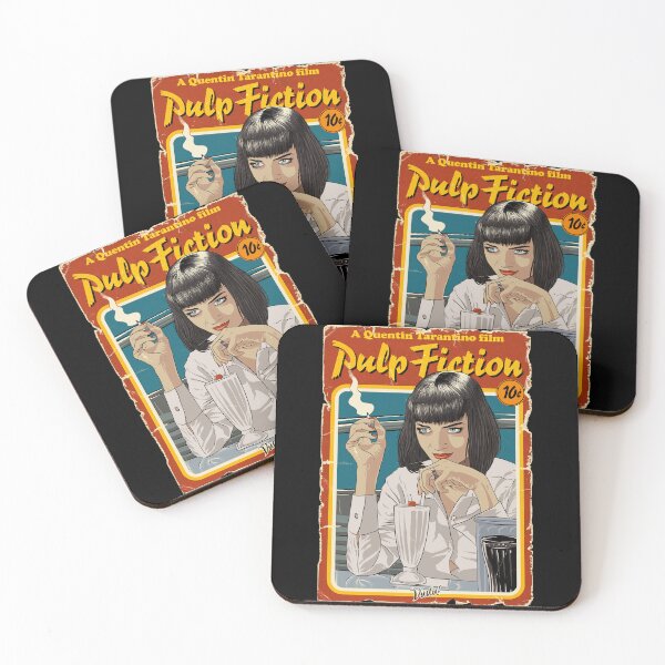 Artikelvorschau, Mia Wallace Milkshake – Kunst im Vintage-Comic-Stil entworfen und verkauft von Vudu! ⚡ Studio.