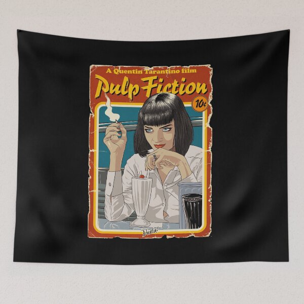 Item preview, Batido de Mia Wallace: Arte estilo cómic vintage designed and sold by Vudu! ⚡ Studio.