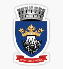 Coat of Arms of Brașov, Romania Sticker