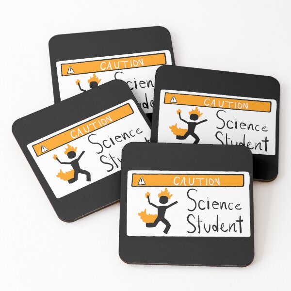 Item preview, Caution: Science Student designed and sold by Hampsoner.