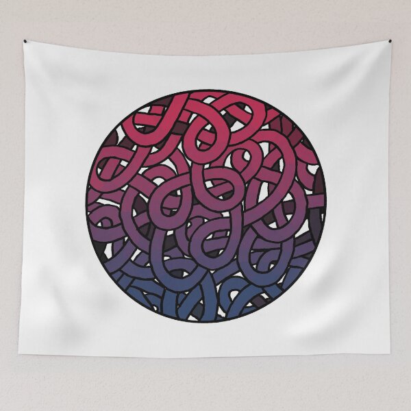 Item preview, Raspberry and blue large format designed and sold by Tomaudebert.
