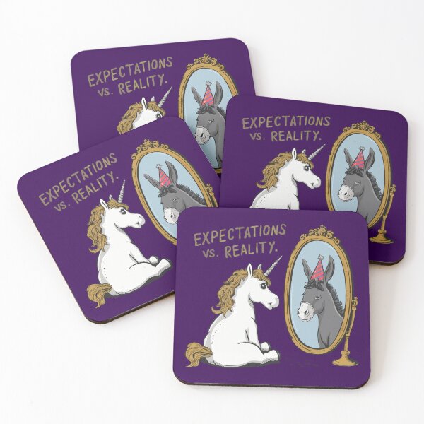 Item preview, Unicorn Expectations vs Reality designed and sold by RkskArt.