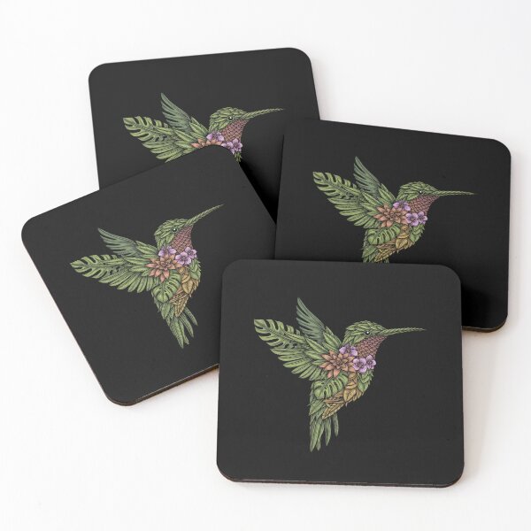 Item preview,  Floral Hummingbird – Botanical Illustration in Organic Style designed and sold by AV.