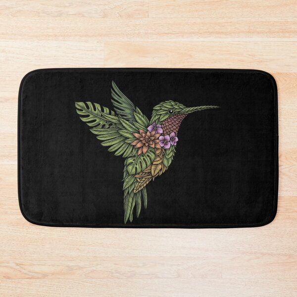 Item preview,  Floral Hummingbird – Botanical Illustration in Organic Style designed and sold by AV.