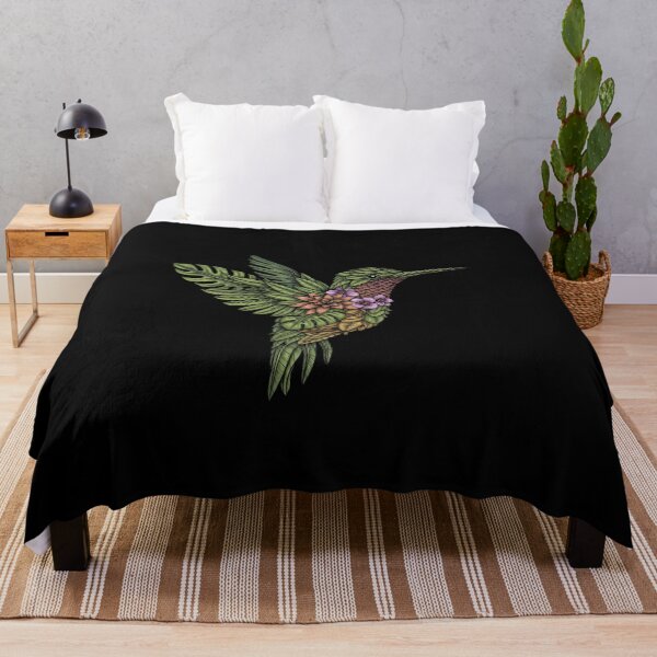 Item preview, Floral Hummingbird – Botanical Illustration in Organic Style designed and sold by AV.