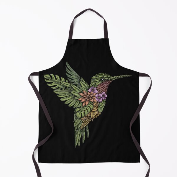 Item preview,  Floral Hummingbird – Botanical Illustration in Organic Style designed and sold by AV.