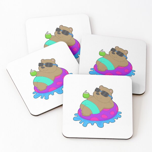 Item preview, Bear Swimming Inflatable float Summer designed and sold by Snabdesign84.