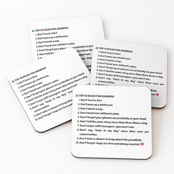 Item preview, TopTen Rules For GRANDPA designed and sold by fredgarden8.
