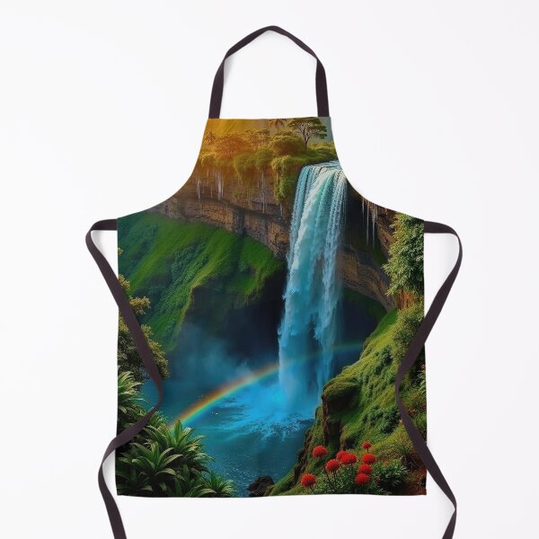 Item preview, Verdant Falls at Sunset designed and sold by H.B. Oldman's Place.