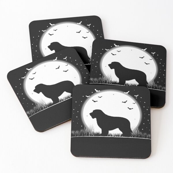 Item preview, Bearded Collie Dog – Halloween Moon Silhouette designed and sold by The Real Life Symphony.