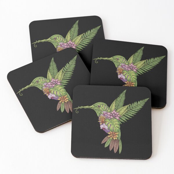Item preview, Floral Hummingbird – Botanical Illustration in Organic Style designed and sold by AV.