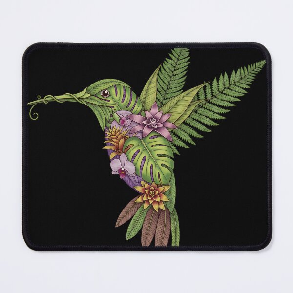 Item preview, Floral Hummingbird – Botanical Illustration in Organic Style designed and sold by AV.