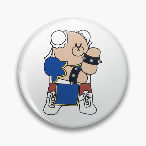 Item preview, bears and fighters - chun li designed and sold by MAISON-MACARONI.