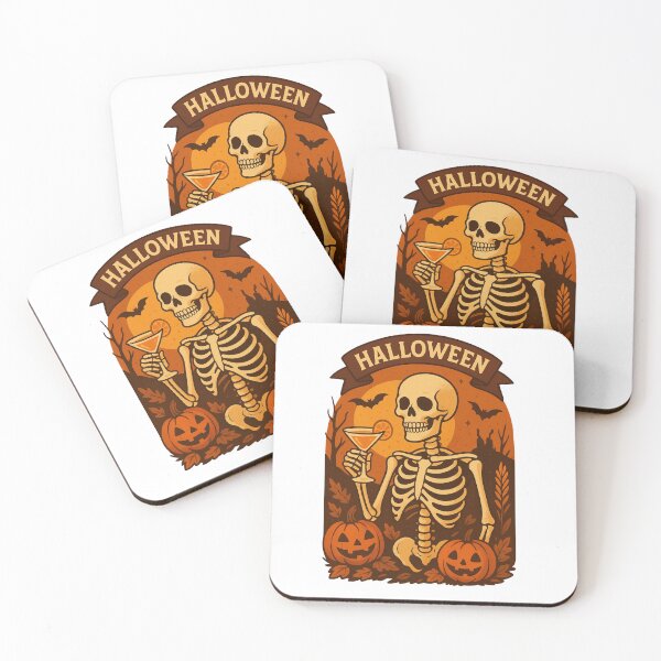 Item preview, Stylish Skeleton Halloween Cocktail Night designed and sold by MoodsDesigns.