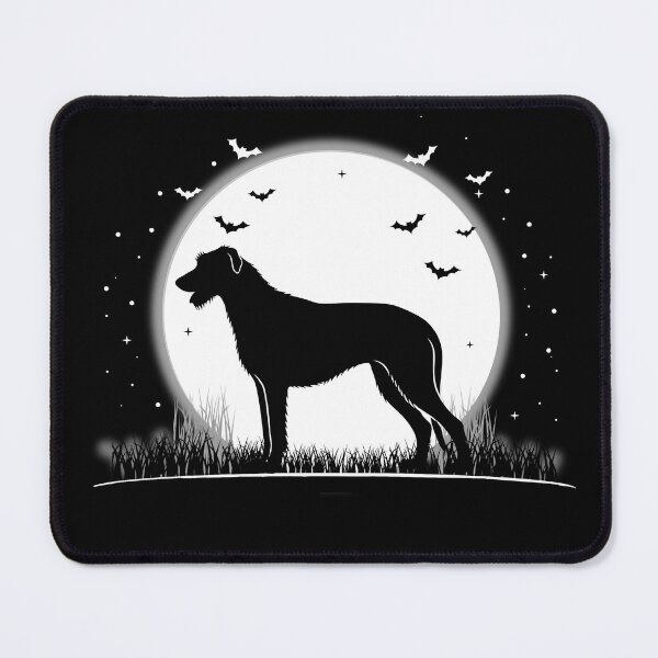 Item preview, Irish Wolfhound Dog – Halloween Moon Silhouette designed and sold by The Real Life Symphony.