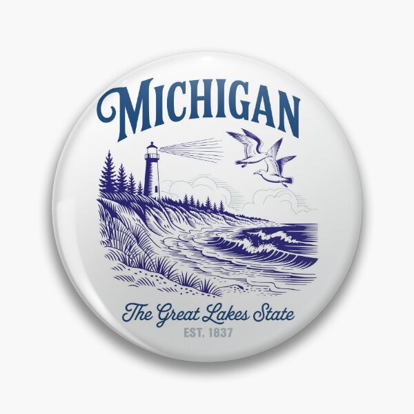 Item preview, Michigan | The Great Lakes State | Est. 1837 designed and sold by SaltyLass.