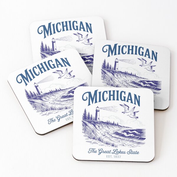 Item preview, Michigan | The Great Lakes State | Est. 1837 designed and sold by SaltyLass.