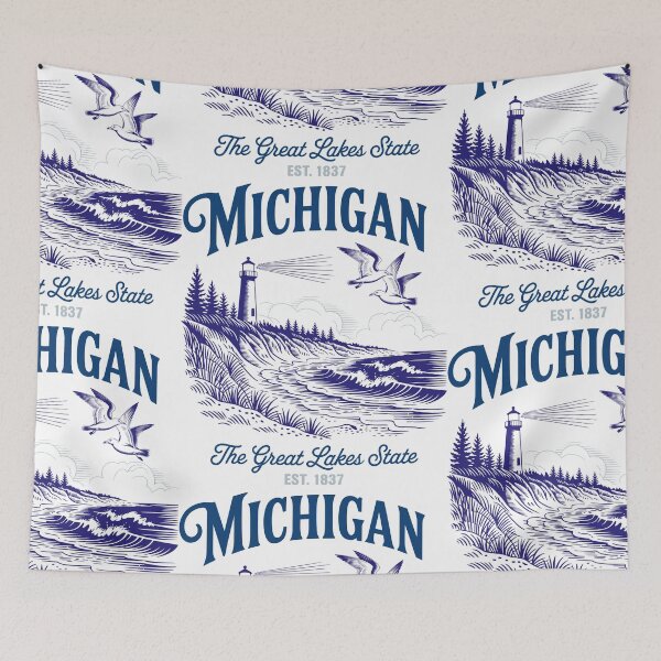 Item preview, Michigan | The Great Lakes State | Est. 1837 designed and sold by SaltyLass.