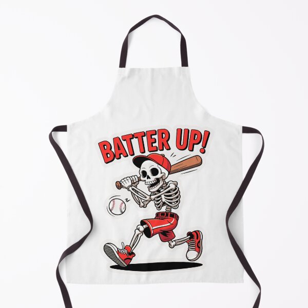 Item preview, Skeleton Baseball Slugger Cartoon Illustration designed and sold by designleon19.