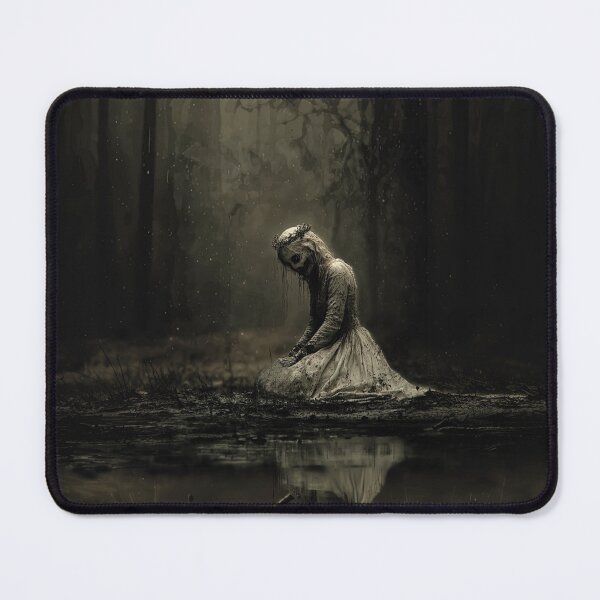 Item preview, Withered beneath the weight of silence... She became part of the earth that mourns.  designed and sold by breedmydarkness.