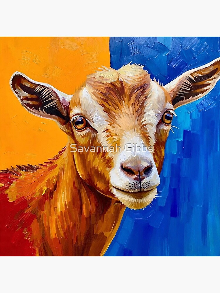 GOAT mini poster ポスター Amazon.com: Poster Master Vintage Head Of A Goat Painting Poster