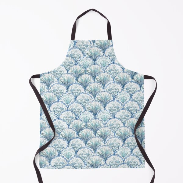 Item preview, Watercolor Ocean Pattern – Seashells, Coral & Fish Coastal Design designed and sold by AniaMartaArt.