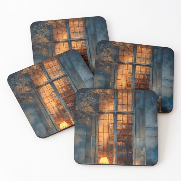 Item preview, The Enchanted Library Window designed and sold by oanaunciuleanu.