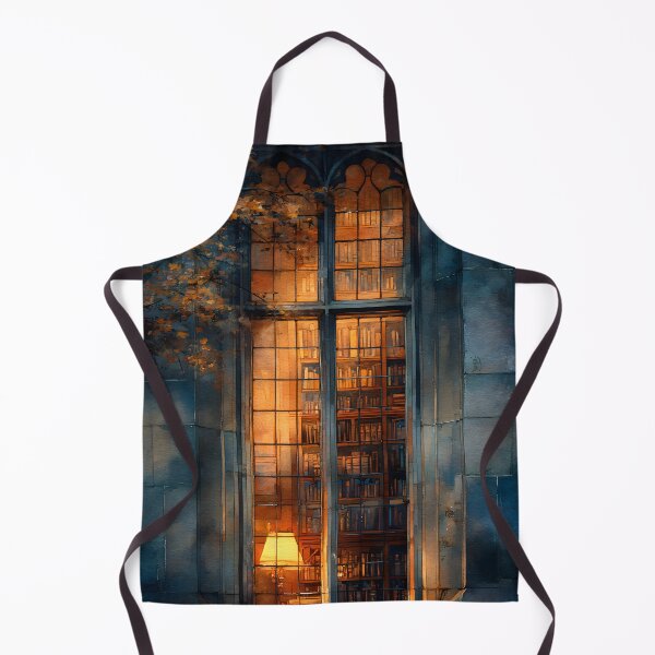 Item preview, The Enchanted Library Window designed and sold by oanaunciuleanu.