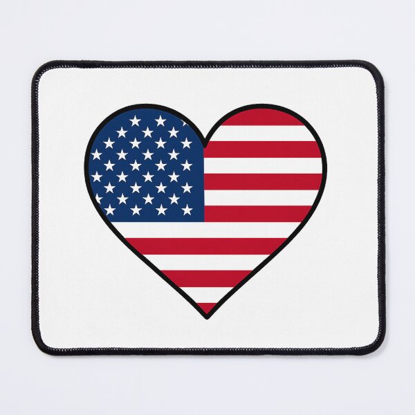 Item preview, American Flag Heart – USA Patriotic Love Design designed and sold by Kyfrixe.