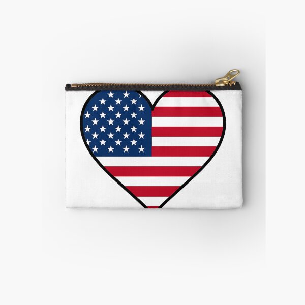 Item preview, American Flag Heart – USA Patriotic Love Design designed and sold by Kyfrixe.