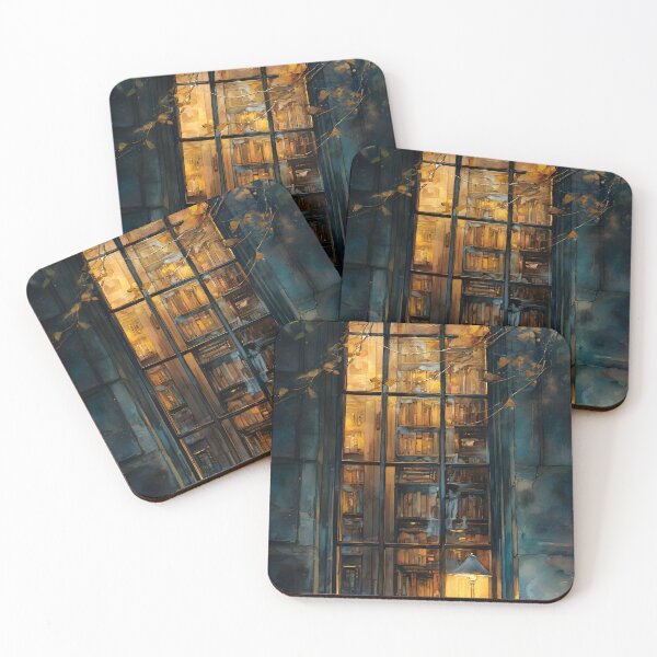 Item preview, The Enchanted Library Window designed and sold by oanaunciuleanu.