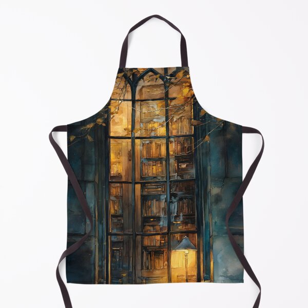 Item preview, The Enchanted Library Window designed and sold by oanaunciuleanu.