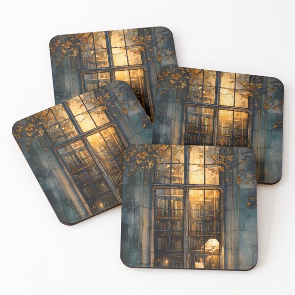 Item preview, The Enchanted Library Window designed and sold by oanaunciuleanu.